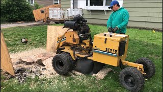 Vermeer SC252 Stump Grinder [upl. by Akcebar]