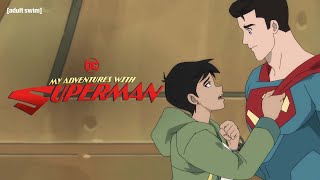 Clark Reveals His Identity to Lois  My Adventures with Superman  adult swim [upl. by Cohbert]