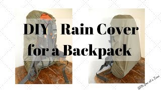 DIY  Backpack Rain Cover [upl. by Barstow]