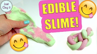 DIY Edible slime How to make edible slime easy edible slime recipe [upl. by Yemarej]