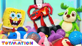 Claw Machine Surprise 5 w Blaze SpongeBob amp Deer Squad Toys  Toymation [upl. by Idissak]