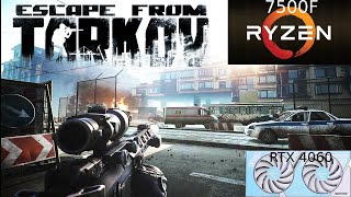 Escape from Tarkov  Ryzen 5 7500F  RTX 4060  Medium Settings  Улицы Таркова   1080p [upl. by Noicnecsa584]