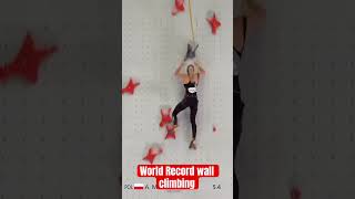 World Record wall climbing [upl. by Oinotla]