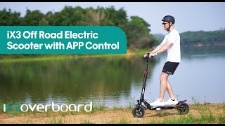 iX3 Off Road Electric Scooter with APP Control [upl. by Yeltihw998]