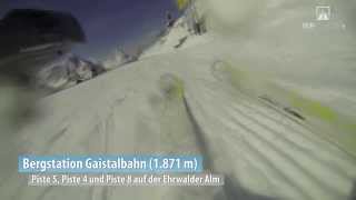 Piste 54 und 8 Skigebiet Ehrwalder Alm [upl. by Dnalkrik]