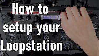 Settings for your RC 505 LOOPSTATION  BeginnersAdvanced TIPS [upl. by Ahsienyt]