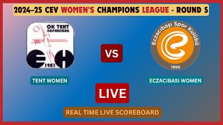 Eczacibasi Vs Tent LIVE Score UPDATE 2024–25 CEV Womens Champions League Volleyball Jan 09 2025 [upl. by Nicholson]