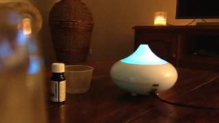 Ultrasonic Aroma Diffuser Instructions [upl. by Ymij955]