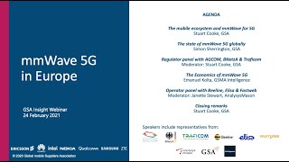 GSA Insights  mmWave 5G in Europe [upl. by Putnam717]