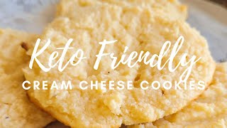 EASY CREAM CHEESE COOKIES KETO FRIENDLY GLUTEN FREE [upl. by Steffin]