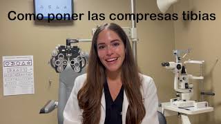 Como poner las compresas tibias para tratamiento de ojos resecos blefaritis y chalazios [upl. by Joly703]