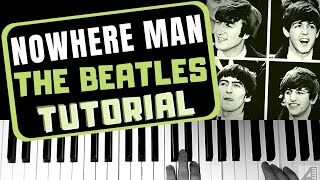 Cómo tocar quotNowhere manquot de The Beatles en piano tutorial [upl. by Lemon]