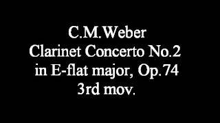 CMWeber  Clarinet Concerto No2 in Eb33  Harold Wright [upl. by Annaik]