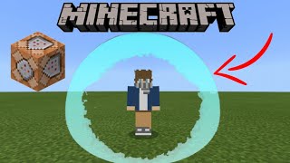 How to make a Force Field in Minecraft Command Block Tutorial [upl. by Oicnevuj]