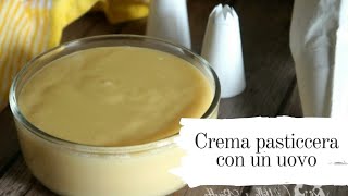 Crema pasticcera con un uovo [upl. by Daniel]