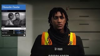 GTA 5 ONLINE  Male face creation 2021 [upl. by Aihsek]