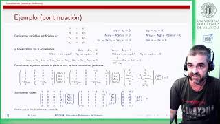 Linealización de sistemas dinámicos y paso a representación normalizada   UPV [upl. by Ahsimot]