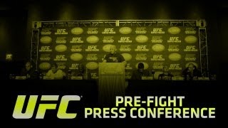 UFC 158 StPierre vs Diaz Prefight Press Conference [upl. by Colver]