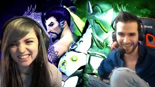 LE DUO DE CHOC Skyyart et Chelxie Overwatch [upl. by Matusow]