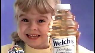 Welchs White Grape Juice Commercial 2000 [upl. by Anaitsirhc352]