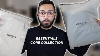 FEAR OF GOD ESSENTIALS CORE COLLECTION 2021 REVIEW AND SIZING [upl. by Anahs]