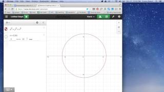 Area of a circle in Desmos [upl. by Leelah]