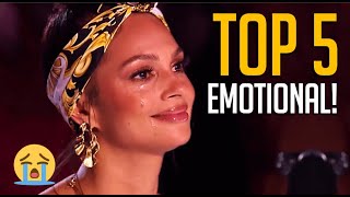 Top 5 Most EMOTIONAL Auditions on Britains Got Talent 2020 [upl. by Allyson]