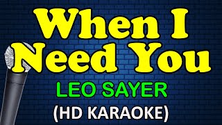 When I Need You  Leo Sayer [upl. by Anujra]