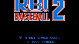 RBI Baseball 2 NES [upl. by Eceinart]