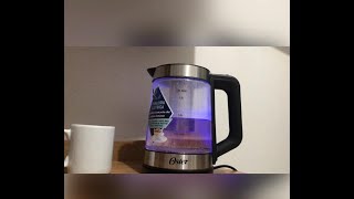 CHALEIRA ELÉTRICA OSTER TEA COM INFUSOR DE CHÁ E SISTEMA LUMINOSO  FAZENDO CHÁ NA PRATICA [upl. by Gniy52]