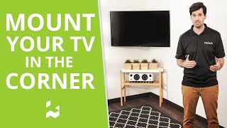 How to Mount Your TV in a Corner  Kanto Solutions [upl. by Andel]