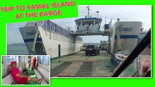 TRIP TO SAMAL ISLAND AT THE BARGE Trip ni Eve [upl. by Talanta]