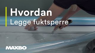 Hvordan legge fuktsperre [upl. by Nuahsor]