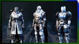 My BEST Sets using Couturier Ornaments and 5 Unique Shaders Warlock Hunter and Titan Fashion [upl. by Fuld]