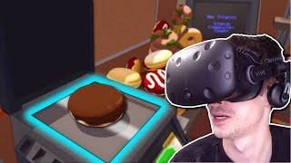 WORKER PHOTOCOPIES DONUTS amp BECOMES RICH  Job Simulator Gameplay  HTC Vive VR [upl. by Marquet]