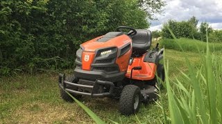 42quot Husqvarna Riding Mower Review [upl. by Ulises475]