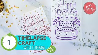 Easy Card Making for Beginners using Silhouette Cameo [upl. by Jamnes]