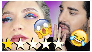 Worst Reviewed Makeup Artist Pro MUA Reacts  JUDY D [upl. by Aytida]