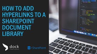 How to add Hyperlinks to a SharePoint Document Library [upl. by Ennairrac]