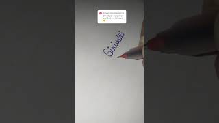 How to write Sirivalli in Korean language 😊🥰shorts youtube trending youtubeshorts korean [upl. by Kentiggerma13]