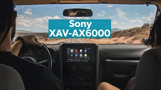 Sony XAVAX6000 digital multimedia receiver  Crutchfield [upl. by Hackett888]