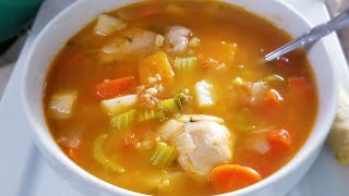 How to make CALDO DE POLLO CON ARROZ  MEXICAN STYLE CHICKEN SOUP WITH RICE ❤ [upl. by Erle551]