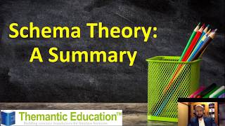 Schema Theory A Summary [upl. by Varien774]