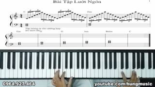 Hướng dẫn hợp âm rải piano  Huong dan chạy ngón Piano  Hung music [upl. by Damalis]