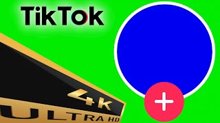 TikTok 4K GreenBluescreen Follow Animation Template Super Duper MEGA ULTRA QUALITY 4K UHD1 [upl. by Vish911]