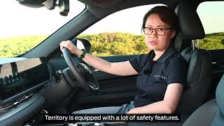 The new Ford Territory  Territory Puts Safety First with Driver Assist Features [upl. by Nylhtiak]