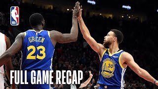 WARRIORS vs TRAIL BLAZERS  Golden State Comes Back Again  Game 3 [upl. by Neerac]