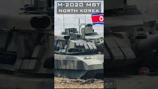 North Korea new tank M2020 MBT militarytechnology tank [upl. by Iaw]