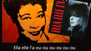 quotElla elle laquot par France Gall avec les paroles [upl. by Notsirt327]