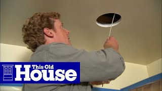 All About Lights  How to Install Recessed Lights  This Old House [upl. by Leirej]